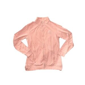 Peter Millar Comfort Crown Light Pink Full Zip Interlock Jacket Women's Small